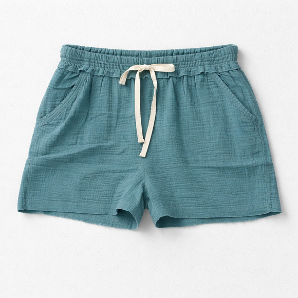 Zenana Signature Pants - NWOT Zenana Teal Shorts Size Large